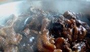 美味的蘑菇炖鸡