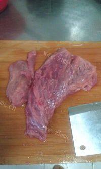 自制猪肉脯做法图解1)