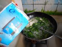 好吃的青菜豆腐年糕汤做法图解10)
