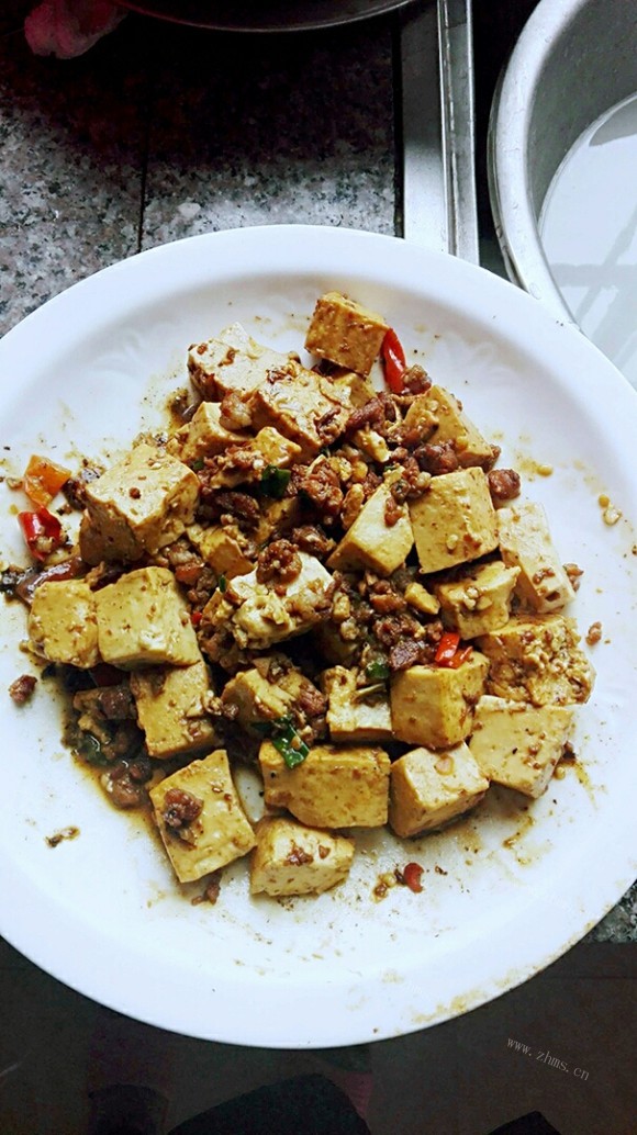 喷香的肉末豆腐