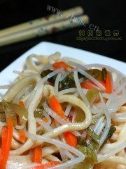 美味的素汤凉面