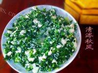 家常菜香菜豆腐