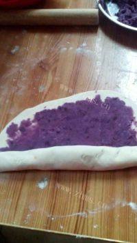 一个人的紫薯饼做法图解6)