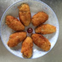 美味的蒜香鸡翅