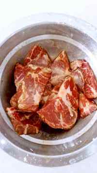 家常菜南瓜肉片做法图解2)