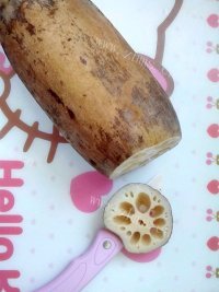 美味的红糖糯米藕做法图解1)