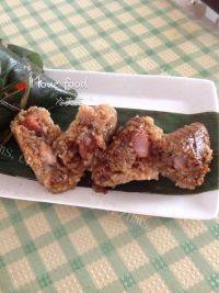 「手工美食」嘉兴肉粽做法图解21)
