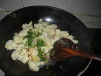 家常肉末炒菜花