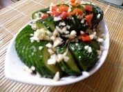 口感饱满的蒜末黄瓜