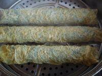 腐皮菠菜肉卷做法图解14)