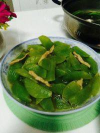 自制清炒莴苣做法图解9)