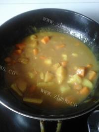 美味的土豆咖喱饭做法图解4)