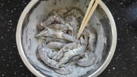 美味椒盐酥虾做法图解3)
