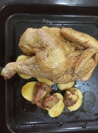 喷香的香酥烤鸡做法图解3)