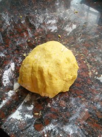 诱人的南瓜饼做法图解9)