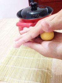 香甜南瓜紫薯汤圆做法图解14)