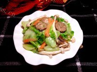 私房美食香肠烩卷心菜做法图解8)