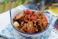 美味干豆角烧排骨做法图解14)