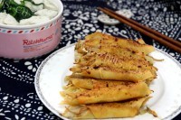 美味杏鲍菇豆皮卷做法图解14)