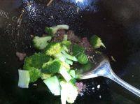 营养丰富的西兰花炒牛肉