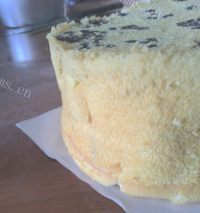 自制蜜豆戚风蛋糕做法图解10)