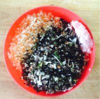 诱人菜肉大馄饨做法图解2)
