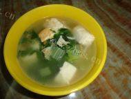 美味豆腐青菜汤做法图解9)