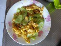 营养美食之瓜片炒鸡蛋