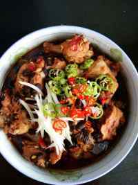 色香味俱全的腐乳豆豉蒸鸡做法图解5)