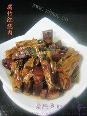 自制腐竹红烧肉