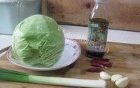 家常菜手撕包菜做法图解1)