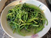 色味俱佳的蒜蓉茼蒿