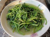 色味俱佳的蒜蓉茼蒿