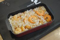 方便的黑胡椒鲜虾芝士饭做法图解8)