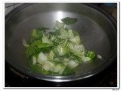 家常菜油菜豆腐做法图解3)