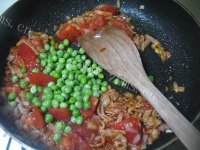 美味的番茄虾仁炒饭做法图解6)