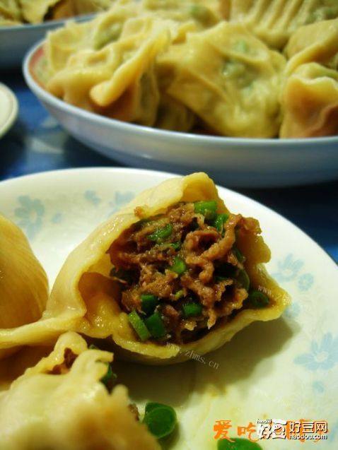 豆角猪肉水饺