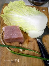 美味的白菜猪肉锅贴做法图解1)