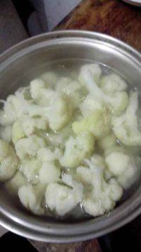 家常菜番茄菜花做法图解3)
