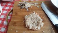 香酥豆腐衣包小黄鱼做法图解2)