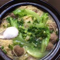 美味的牛肉丸汤面做法图解6)