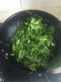 炒豌豆苗做法图解3)