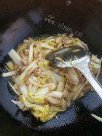 家常菜娃娃菜炒肉