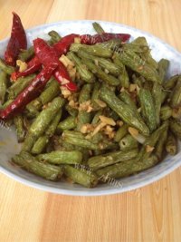 妈妈的味道-干煸豆角做法图解7)
