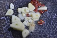 家常雪菜毛豆炒豆干做法图解4)