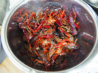 美味的麻辣小龙虾做法图解3)