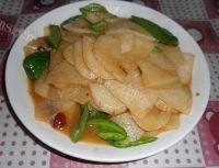 家常菜青椒炒山药