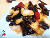 家常菜黑白菜