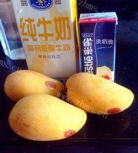 健康美食之芒果布丁做法图解1)