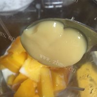 自制木瓜奶昔做法图解4)
